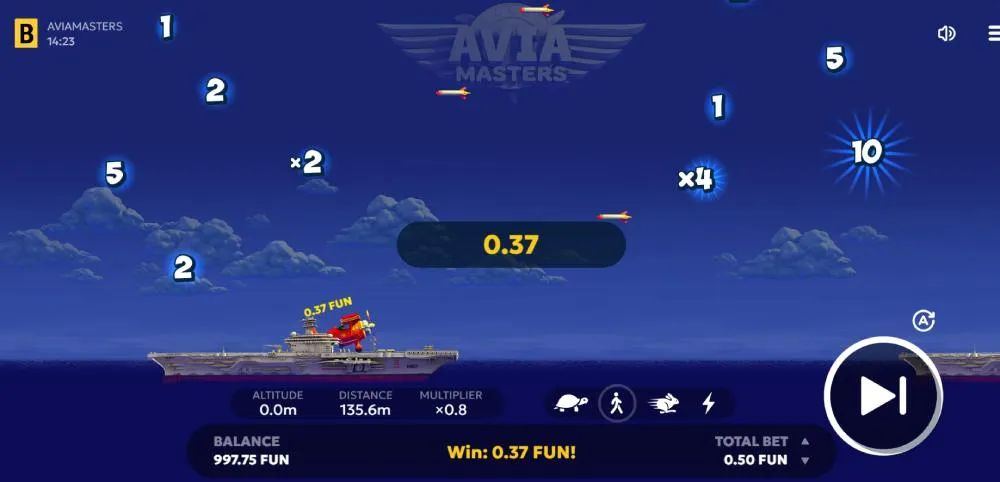 Kostenloser Modus von Aviamasters BGaming Kostenloser Modus von Aviamasters BGaming